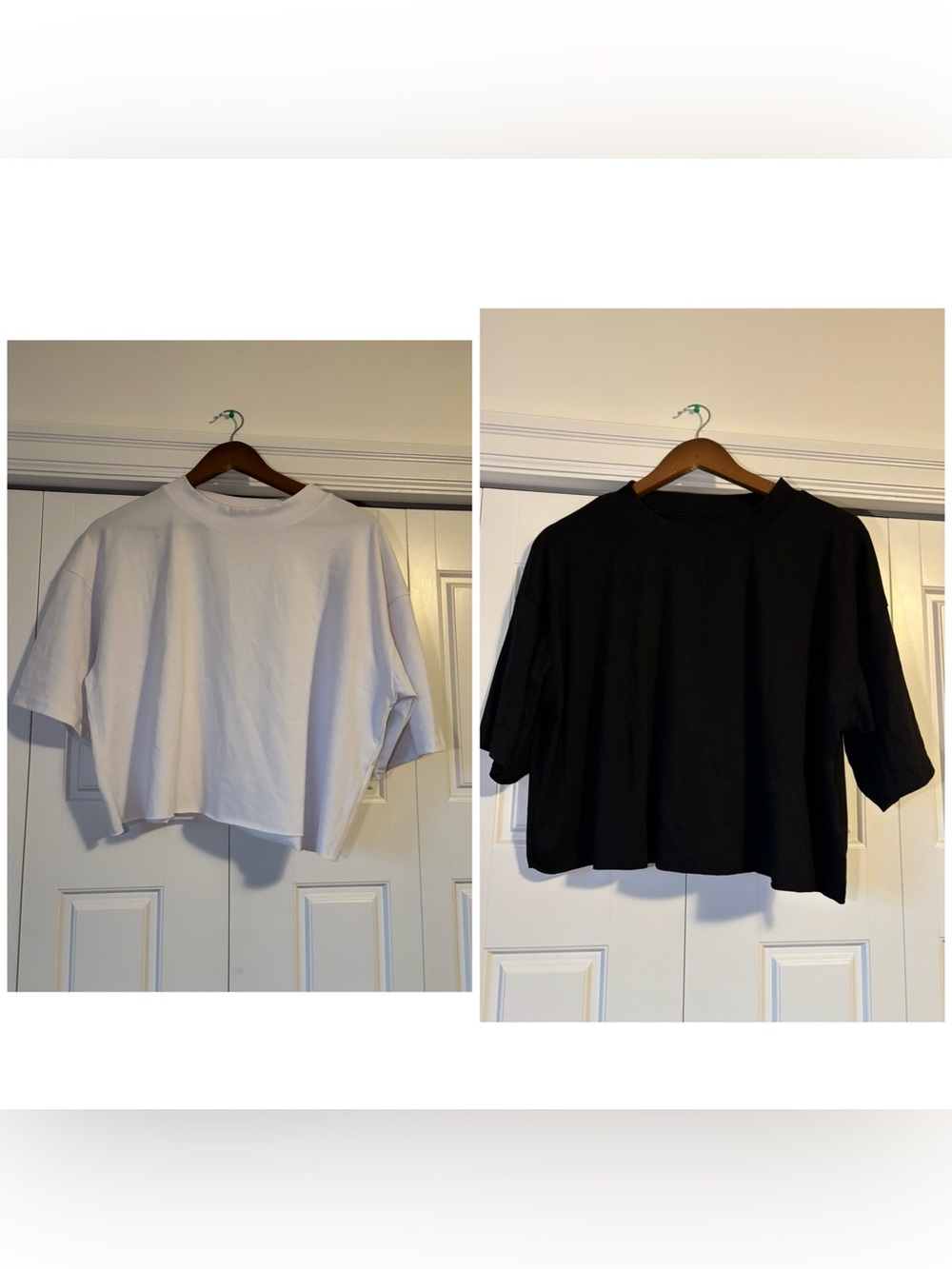 Amazon black and white baggy tee bundle
